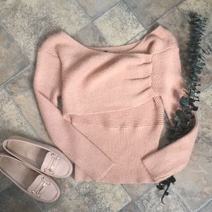 Off-the-Shoulder Sweater